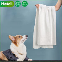 [HATELI] 1PCS Disposable Pet Towel Bath Towel Absorbent Quick Drying Towel for Dogs Cats 70x60cm