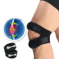 【hot】！ 1Pair Knee Support Patella Elastic Bandage Tape Sport Protector Band soccer basketball Brace