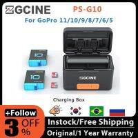 ZGCINE กล่องชาร์จ PS-G10สำหรับ Gopro 11/10/9/8/7/6/5เครื่องชาร์จแบตเตอรี่ชาร์จไฟได้อัจฉริยะกล่องเก็บแบตเตอรี่10400Mah