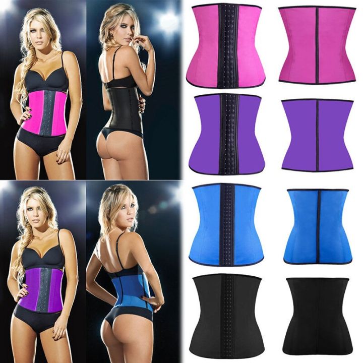 fajas-colombians-girdles-latex-ที่รัดเอวลำตัวยาวรัดตัวชุดกระชับสัดส่วนลดไขมันท้องทรงสอบชุดกระชับสัดส่วน9เหล็กข้อกระดูก