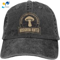 Unisex Mushroom Hunter Questionable Morels Vintage Washed Twill Baseball Caps Adjustable