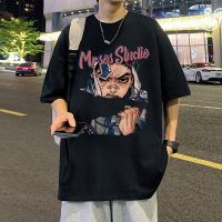 ❖▥❈ Heavy cotton short-sleeved t-shirt mens summer clothes American high street loose ins trendy brand mens t-shirt half-sleeved top