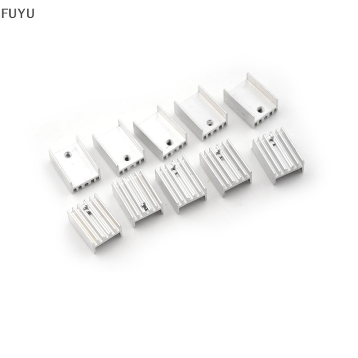 fuyu-10x-ชุดฮีทซิงค์อลูมิเนียมสำหรับ-220ทรานซิสเตอร์20x15x10mm