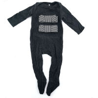 0-12M Baby Girl houndstooth Bow Romper Bodysuits Baby Clothes Boys Long sleeves Ribbed Cotton Footies Kids Fall Clothes Pajamas