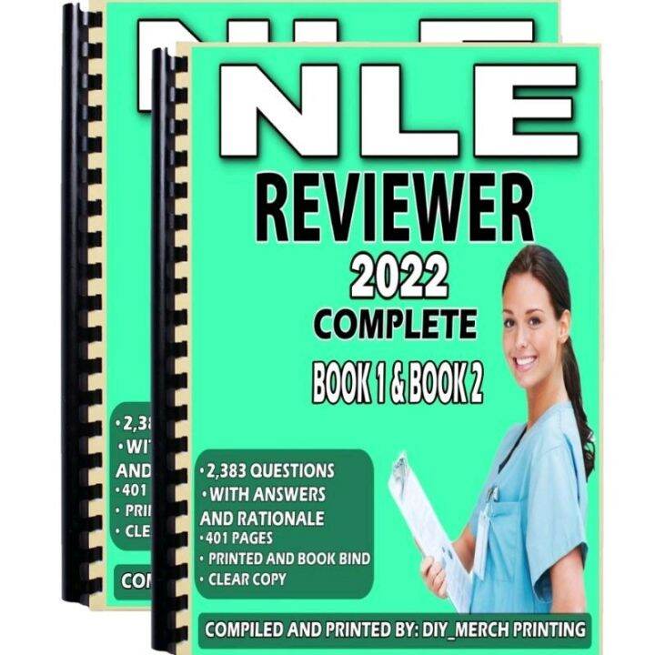 ♝NLE NURSE LICENSURE EXAM REVIEWER COMPLETE 2022 EDITION (400pages