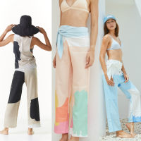 seasalt.and.vinegar กางเกงเล Wrap Pants - Sea Palette Collection