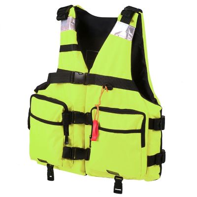 Adult Life Jacket Lure Professional Marine Equipment Fishing Vest Portable Equipment Floating Vest Survival Life-Saving Clothes  Life Jackets