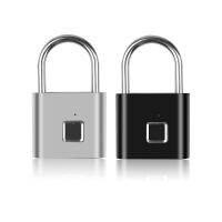 Keyless USB ชาร์จประตูล็อคลายนิ้วมือสมาร์ทกุญแจ Universal Quick Unlock สำหรับกระเป๋าถือ/ตู้เสื้อผ้า /Trunk Safety