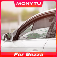 ที่บังแดดรถแม่เหล็กสำหรับ Perodua Bezza 2022-2016ม่านบังแดดหน้าต่างรถยนต์ป้องกันรังสียูวีตาข่ายฤดูร้อนที่คลุมกันแดดอุปกรณ์ตกแต่งภายในรถยนต์