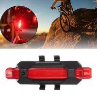 ♠◑♠ Bike Light Outdoor Mountain Bicycle Rechargeable Led Taillight Usb Rear Tail Safety Warning Cycling Light Portable Flash Light