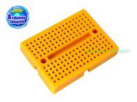 บอร์ดทดลองขนาดเล็กสีเหลืองขนาด 170 ช่อง Protoboard Breadboard Yellow170 holes