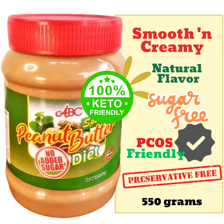 Keto Peanut Butter Spread 550g No Added Sugar Lazada Ph