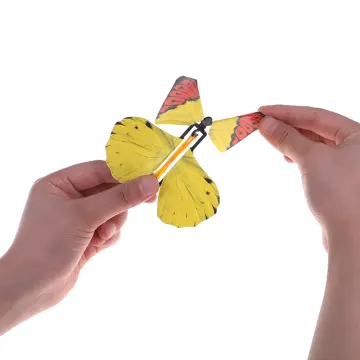 5 Pieces Magic Fairy Flying Butterfly Wind up Butterfly Toy Flying  Butterfly Decorations for Surprise Wedding Birthday Gift