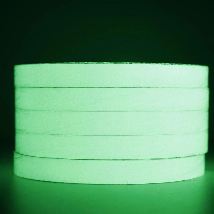 เรืองแสงเรืองแสง3m-ม้วนโดดเด่นในคำเตือนความปลอดภัยเทปสีเขียวมีกาวในตัว