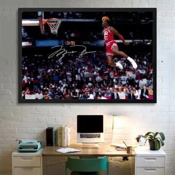 NBA Player Canvas Wall Art Basketball Players Sports Posters Dunking  Artwork