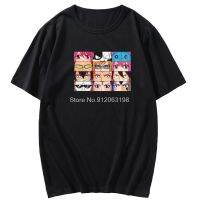 Fairy Tail Cosplay Clothes T-shirt Japanese Anime Short Sleeve T-shirt Male Two-dimensional Loose Round Neck Summer T-shirt 4XL 5XL 6XL