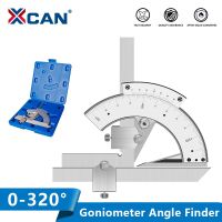 XCAN Caliper ไม้ฉาก0-320เครื่องมือค้นหามุม Goniometer ที่มีความแม่นยำโปรแทรคเตอร์องศาสำหรับการวัดการวัดมุมภายใน/ภายนอก