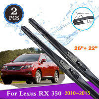 ACar ใบปัดน้ำฝนด้านหน้าสำหรับ Lexus RX RX270 RX350 RX450h 2010 ~ 2015กระจกหน้าต่างกระจกทำความสะอาดยาง Auto AccessoriesM