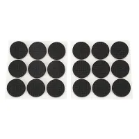 18 Pcs Self Adhesive Black Foam Table Chair Leg Pad Protector