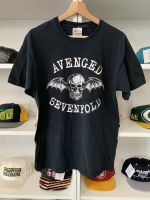 Vintage 2006 Avenged Sevenfold Shirt Sz M Black Rock Metal Music Band 2000s