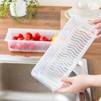 【CW】 Convenient Kitchen Storage Box Preservative Transparent Sturdy Portable Freezer Storage Containers