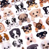 ▣卐☃ Cute Animal Avatar Embroidery Stickers Iron On Patch For Clothing Hat Bag Shoe DIY Hand Account Decoration Applique Stickers