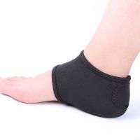 2 Pairs Men Women Heel Protector Sports Heel Pad Shock Absorption Cushion Achilles Spur Pain Massaging Inserts Shoes Pad