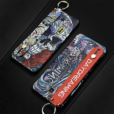 Dirt-resistant cover Phone Case For Samsung Galaxy J7 Prime/2/2018/ON7 2016/G610F Lanyard Anti-dust cartoon armor case
