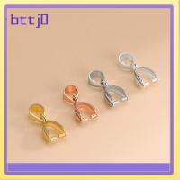 BTTJ0 3PCS ตะขอแขวนจี้ ตัวล็อคจี้เงินแท้925 เงินสีเงิน อุปกรณ์เสริม DIY ชิ้นส่วนสร้อยคอ เครื่องประดับสำหรับทำ ตะขอกำไลข้อมือ ชิ้นส่วนสร้อยคอ