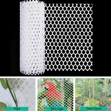 50% Reusable Plastic Chicken Wire Fence Mesh Lightweight Durable