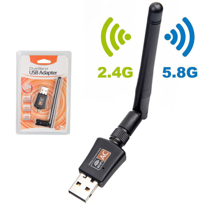 ซื้อ-1-แถม-1-ตัวรับสัญญาณ-5g-600mbps-มีเสาอากาศ-dual-band-ตัวรับ-wifi-usb-wifi-ตัวรับสัญญาณไวไฟ-5g-และ-2-4g-usb-wifi-5g-แบบมีเสา