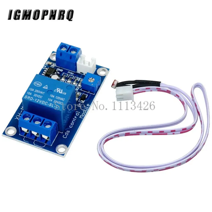 XH M131 DC 5V / 12V Light Control Switch Photoresistor Relay Module ...