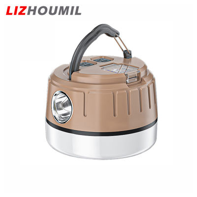 LIZHOUMIL ไฟ Led แคมป์กลางแจ้งอเนกประสงค์หรี่ไฟประหยัดพลังงาน,ไฟฉุกเฉินโคมไฟเต็นท์ชาร์จ Usb