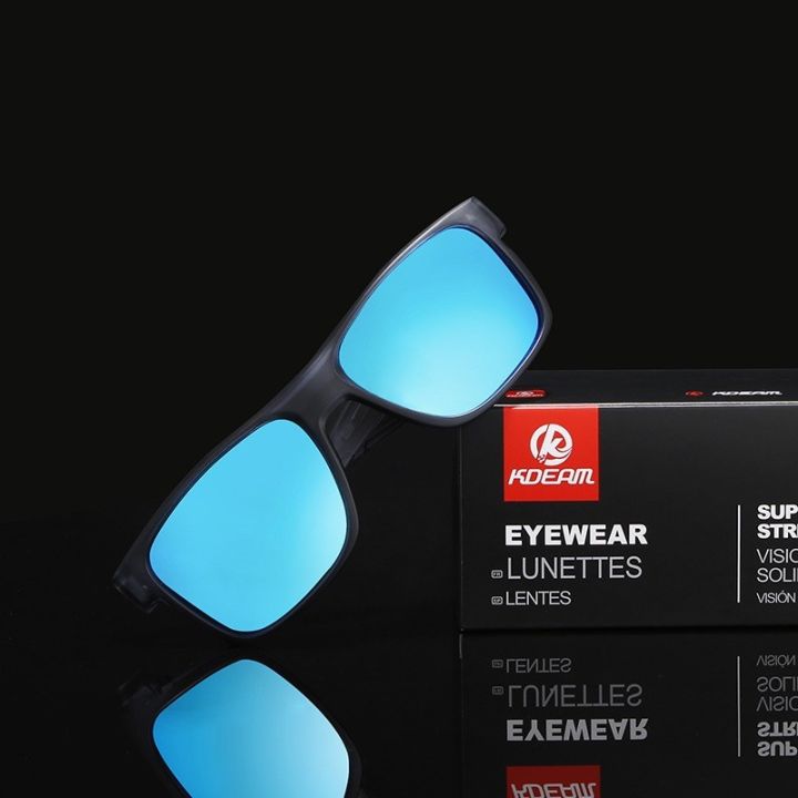 สินค้าพร้อมส่งจากไทย-แว่นตากันแดด-kdeam-kd9855-ของแท้-box-set-ครบชุด-สายคล้องแว่น-sาคาต่อชิ้น