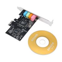 Ultrarich PCI-E Express 5.1ch CMI8738เสียงการ์ด W/ต่ำ US สต็อก