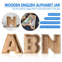 กระปุกออมสินใส กระปุกออมสิน กระปุกออมสินไม้ กระปุกออมสินรูปตัวอักษรภาษาอังกฤษ สําหรับตกแต่งบ้าน กระปุกออมสินน่ารัก XPH240