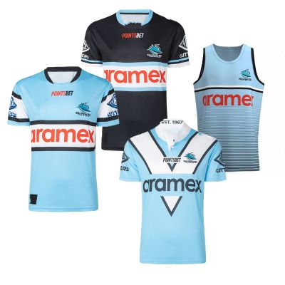 Cronulla-Sutherland Replica Rugby Sharks Jersey [hot]2023 Mens Home/Away/Heritage/Singlet