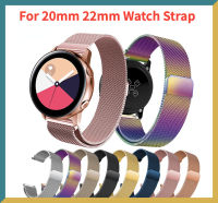 สร้อยข้อมือสายใส่ข้อมือ20มม. 22มม. สำหรับ Samsung Galaxy Watch 3 41มม. 45มม. สายรัดเหล็กกล้าไร้สนิมที่ใช้งานสายนาฬิกา20มม. 22มม. สาย42 46มม. Huawei Amazfit