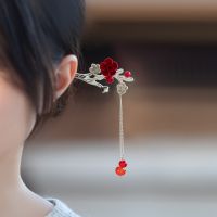 Vintage Alloy Flower Hair Clip For Women Antique Hair Stick For Girls Hairpin Costume Chinese Hair Accessories Hair Pins заколки Haberdashery