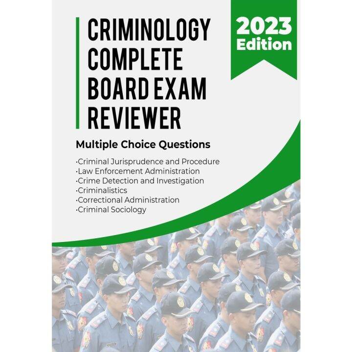 Criminology Reviewer: 2023 Edition: Old/New Curriculum: 3000 Questions ...