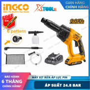 Máy xịt rửa áp lực dùng pin Lithium 20V INGCO CPWLI20082 Hệ thống ngắt tự