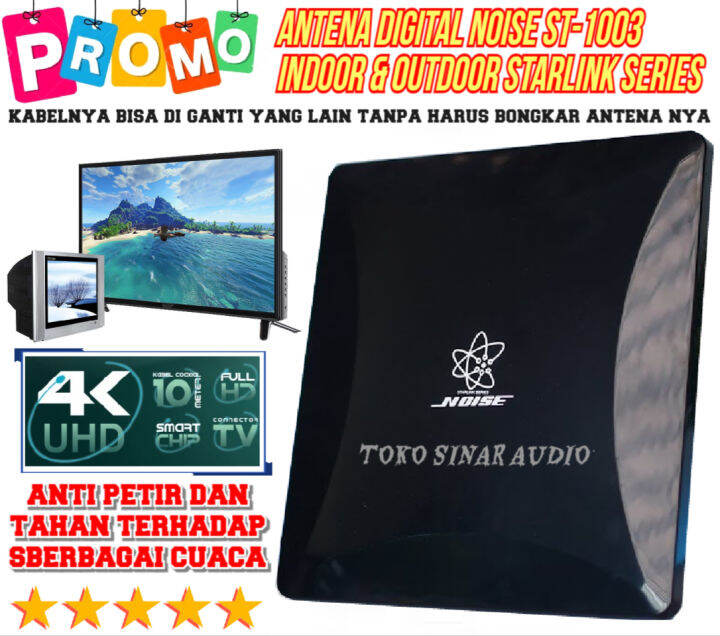Harga Promo Antena Digital Noise St1003 Indoor & outdoor Starlink