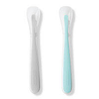 Skip Hop Easy Feed Spoons - Grey / Teal ช้อนซิลิโคน