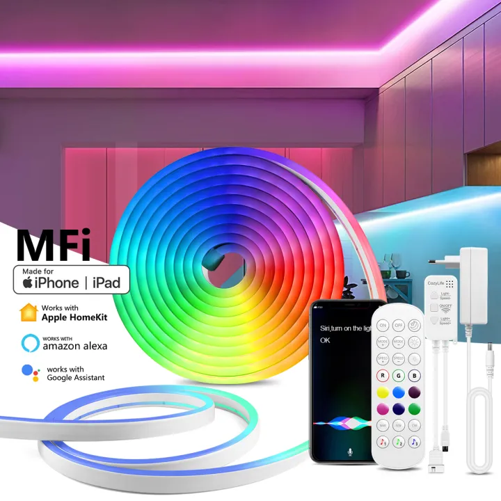 Apple Homekit LED Strip 12V RGB Tuya Smart Wifi Neon Light LED Lamp