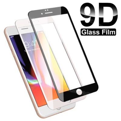 9D Protection Glass iPhone 7 8 6 6S Tempered Protector 5 5S 5C 2016 2020 Safety Film
