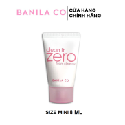 Sữa Rửa Mặt BANILA CO CLEAN IT ZERO FOAM CLEANSER MINIATURE Size Mini 8ml