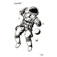 【hot】✷﹉♞  Astronaut In temporary tattoo  tatoo tatuagem harajuku henna sleeves temporaire femme water