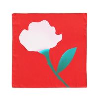 CLASSICS the Small Luxury    Rose Color Handkerchief Made in Japan 41x41cm Red