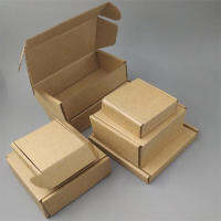 Small cardboard shipping boxes Vintage Brown Kraft Boxes Mini thick cardboard box White