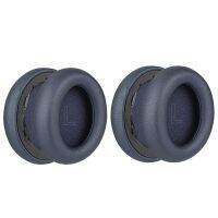 2X Replacement Ear Pads for Anker Soundcore Life Q30/Q35 Protein Leather Headphones Earpads(Blue)